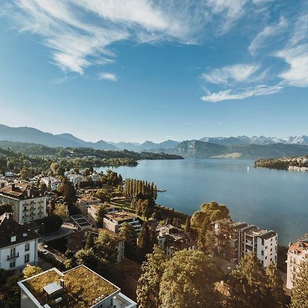 Art Deco Hotel Montana Luzern Lucerne Exterior foto