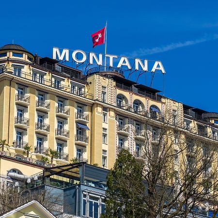 Art Deco Hotel Montana Luzern Lucerne Exterior foto