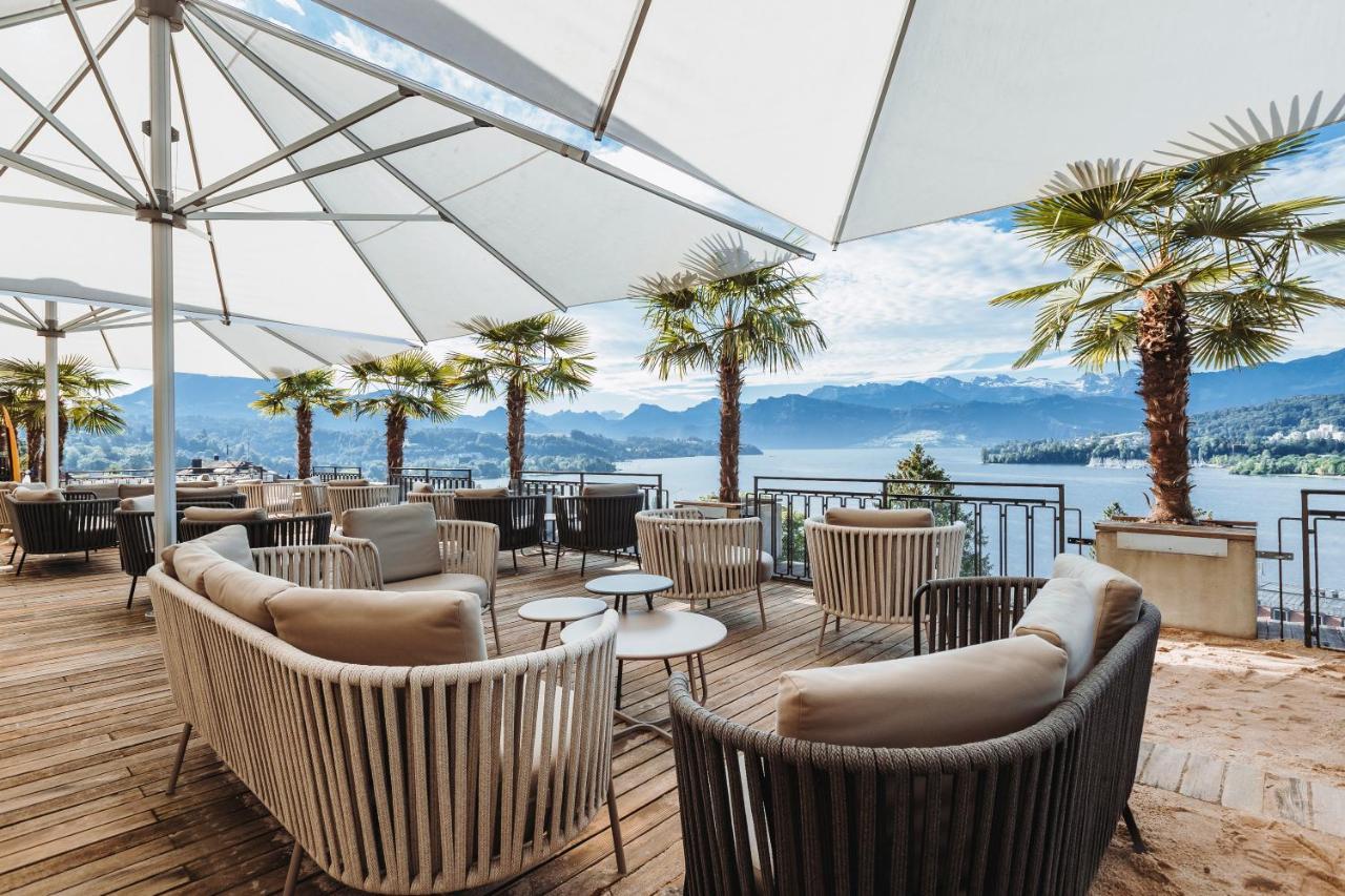 Art Deco Hotel Montana Luzern Lucerne Exterior foto