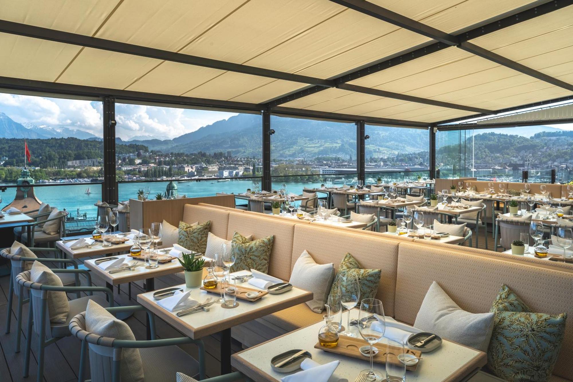 Art Deco Hotel Montana Luzern Lucerne Exterior foto