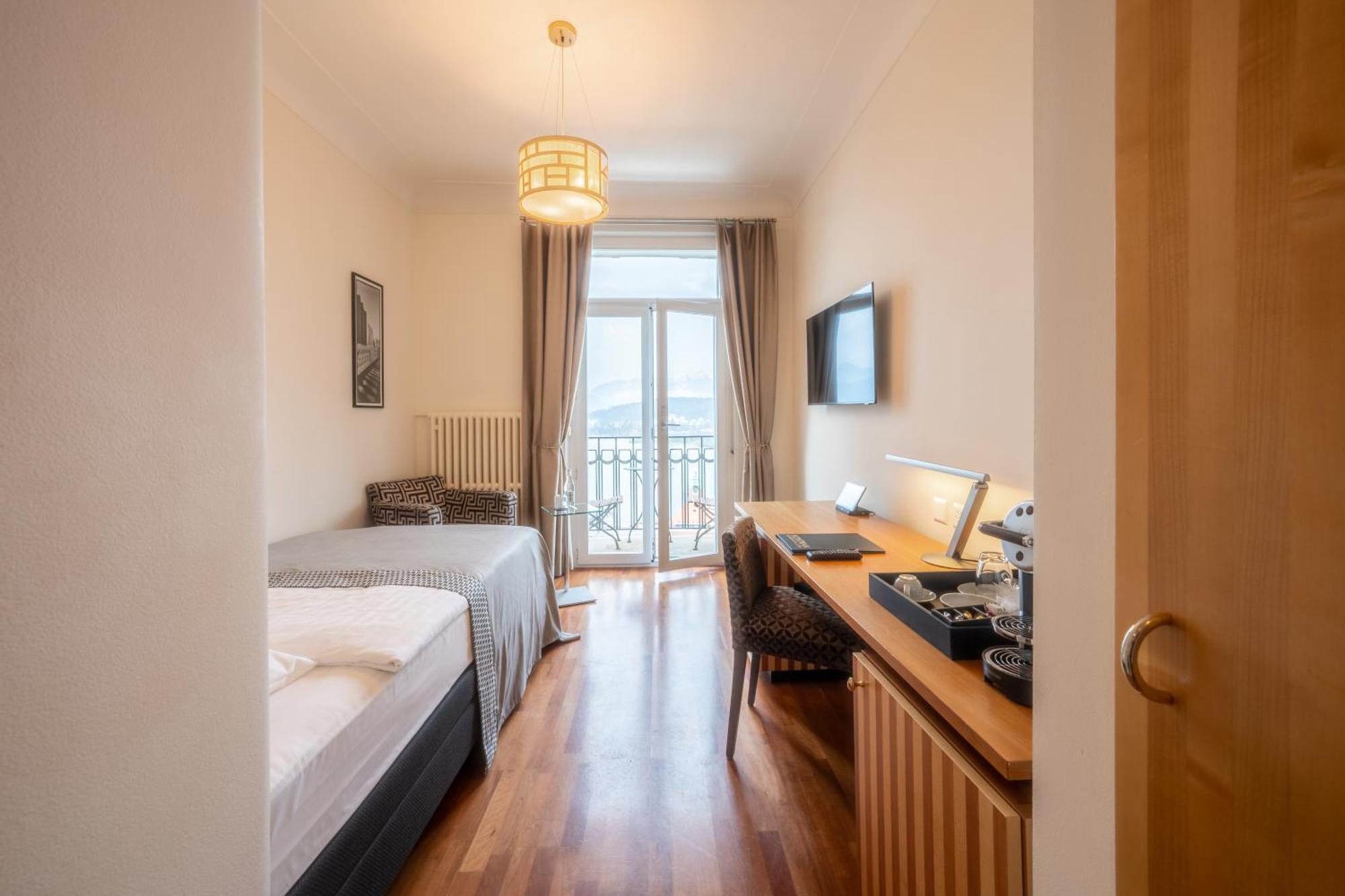 Art Deco Hotel Montana Luzern Lucerne Quarto foto