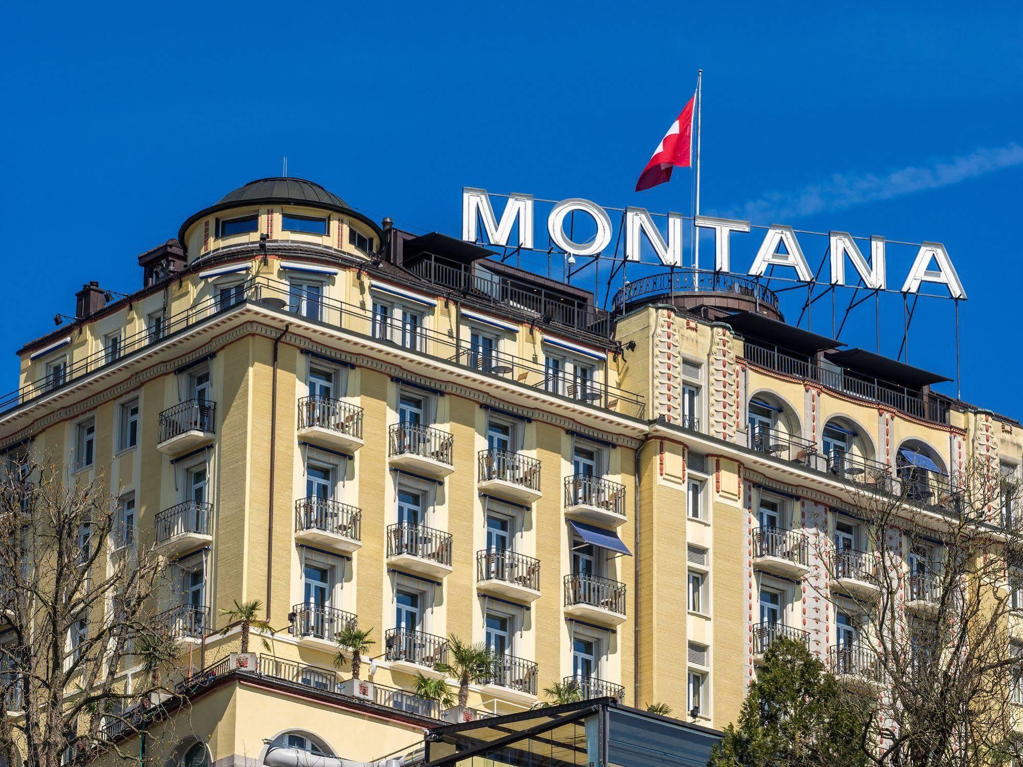 Art Deco Hotel Montana Luzern Lucerne Exterior foto